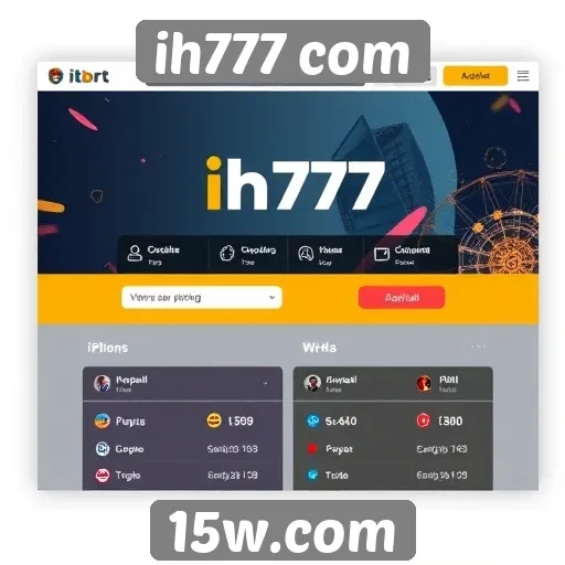 Interface do usuário do ih777 com